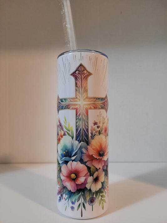 He has Risen Cross Tumbler 20oz